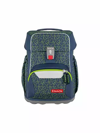 STEP BY STEP | Set de cartable 4 pièces BASIS Blue Hearts | grün